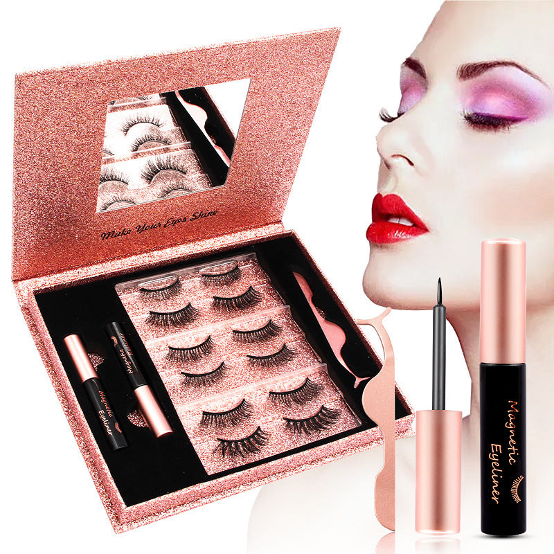 No Glue Waterproof Magnetic Lashes Eyeliner Magnetic Kit No Glue Waterproof Magnetic Lashes Eyeliner Magnetic Kit